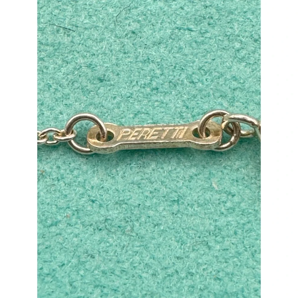 Tiffany & Co Elsa Peretti Eternal Circle Necklace Sterling Silver 925 Spain - Picture 6 of 8